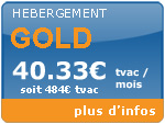 h&eacute;bergement gold