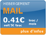 h&eacute;bergement mail
