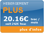 h&eacute;bergement plus
