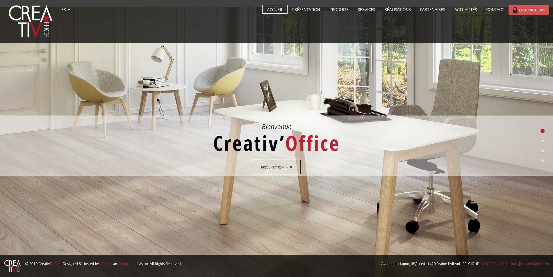 Image du site Creativ Office