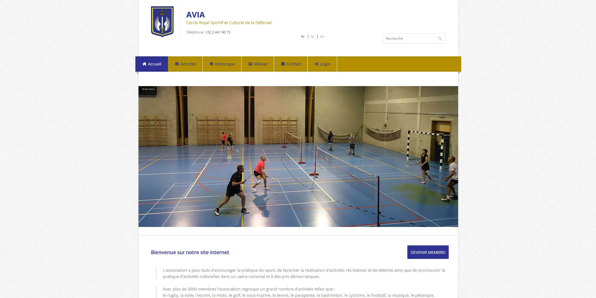 Image du site de la Royal Avia