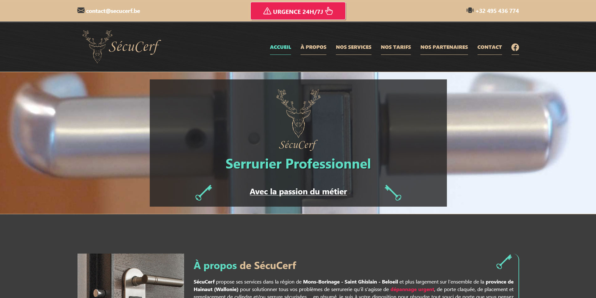 Image du site Sécucerf