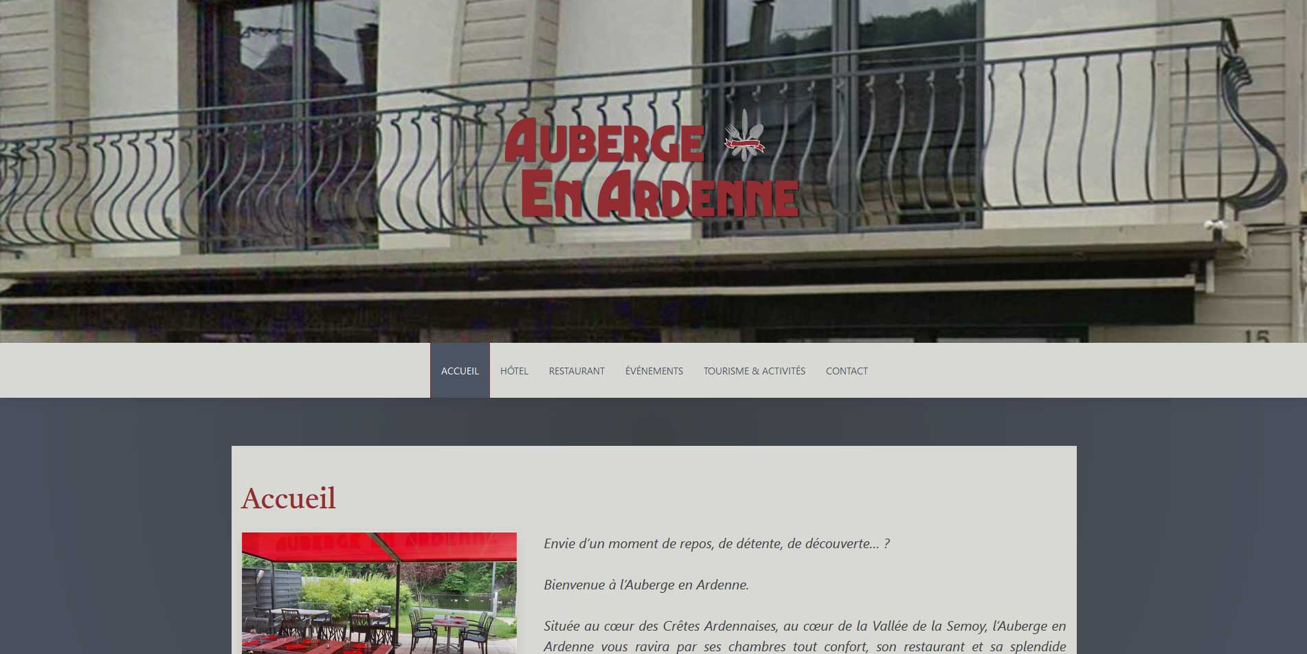Auberge et gîte en Ardenne