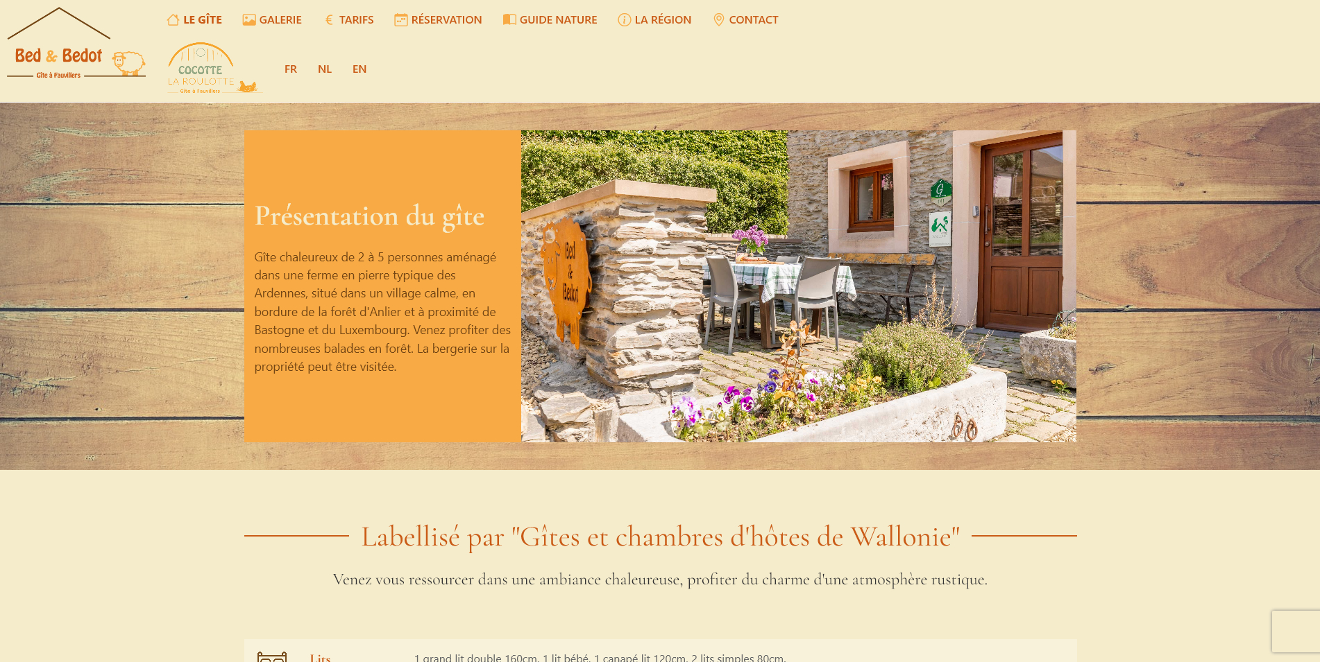Gîte en Ardenne